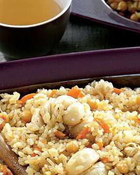 Вегетарианский плов с зирой