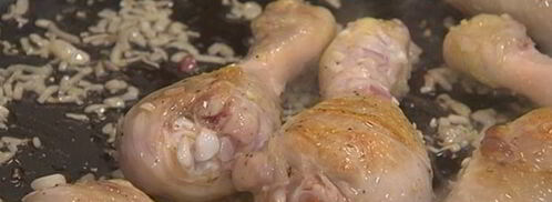 весенняя паэлья с курицей и молодыми овощами. Шаг 4