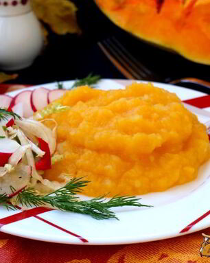 Пюре из тыквы и картофеля