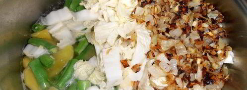 ароматное рагу с колбасками. Шаг 9