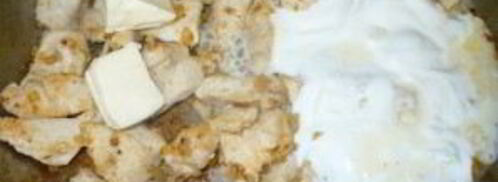 фрикасе из курицы с сыром. Шаг 4