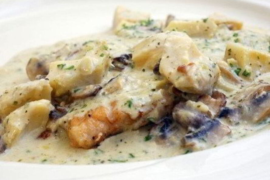 Рецепт фрикасе из курицы со сморчками