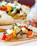 Галета Бриам с греческим овощным рагу