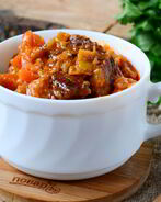 Говяжье рагу в томатно-сливочном соусе