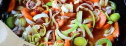 говяжье рагу в томатно-сливочном соусе. Шаг 5