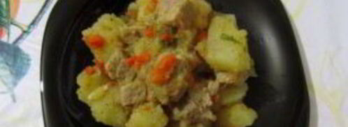 картофельное рагу со свининой. Шаг 3