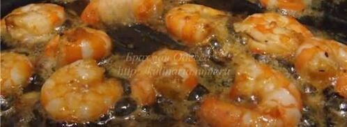 креветки в шляпе со сливочным сыром. Шаг 17