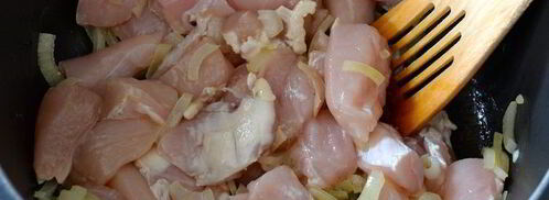 куриное рагу с тыквой и яблоками. Шаг 2