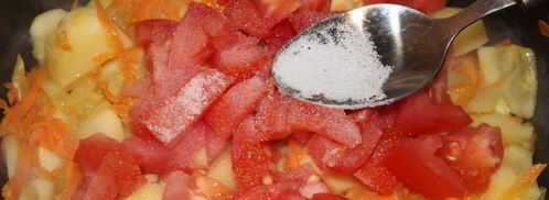 овощное рагу из картофеля и кабачков. Шаг 6