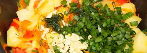 овощное рагу из картофеля и кабачков. Шаг 7