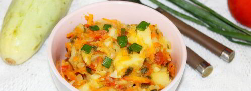 овощное рагу из картофеля и кабачков. Шаг 9