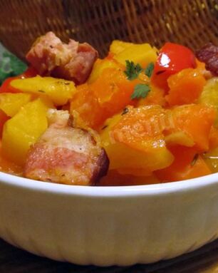 Овощное рагу с брюквой