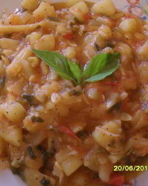 Овощное рагу с кабачком