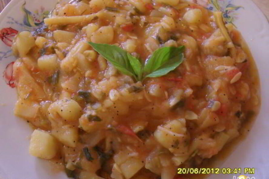 Рецепт овощное рагу с кабачком