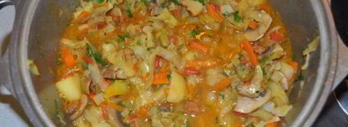 овощное рагу с капустой. Шаг 5