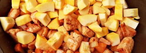 овощное рагу с куриной грудкой. Шаг 10