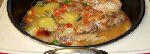 овощное рагу с куриными бедрышками. Шаг 5