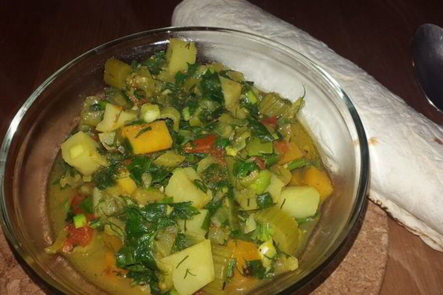 Рецепт овощное рагу с топинамбуром