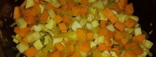 овощное рагу с топинамбуром. Шаг 2