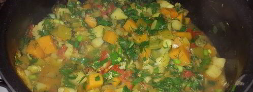 овощное рагу с топинамбуром. Шаг 8