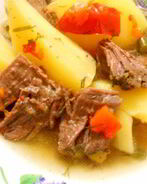 Простое и вкусное рагу с мясом гуся