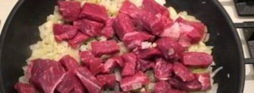 рагу из белой фасоли с говядиной и травами. Шаг 2