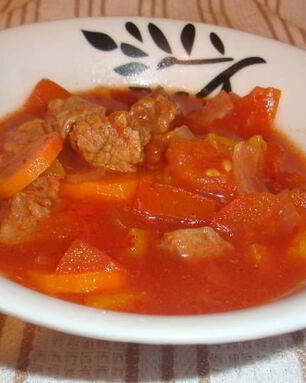 Рагу из говядины в мультиварке