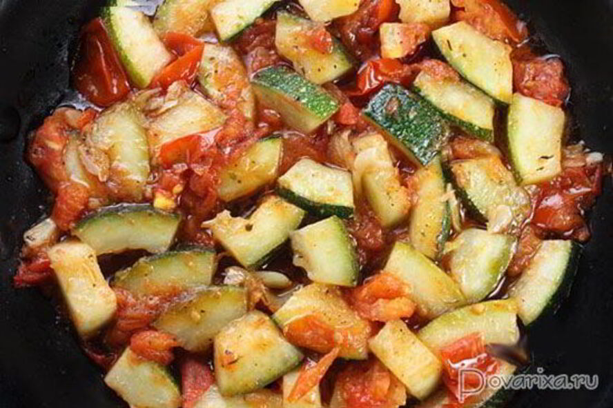 Рецепт рагу из кабачков с корицей