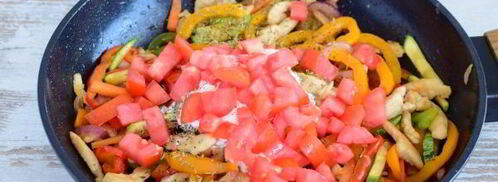 рагу из кабачков с курицей. Шаг 9