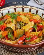 Рагу из курицы с овощами