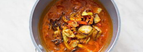 рагу из печеных овощей с пряным кускусом. Шаг 4