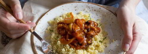 рагу из печеных овощей с пряным кускусом. Шаг 6