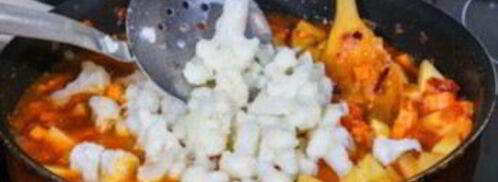 рагу из цветной капусты и кабачков. Шаг 6