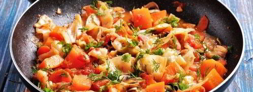 рагу из тыквы с овощами. Шаг 8