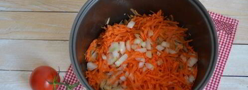 рагу овощное с мясом в мультиварке. Шаг 6