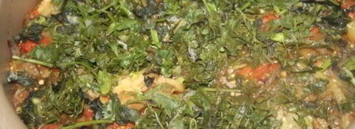 рагу с говядиной и овощами, запеченными на мангале. Шаг 7