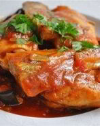 Рагу с куриной грудкой и белыми грибами