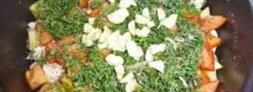 рагу с курицей в мультиварке. Шаг 6