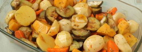 рагу с тыквой, картофелем и баклажанами в духовке. Шаг 5