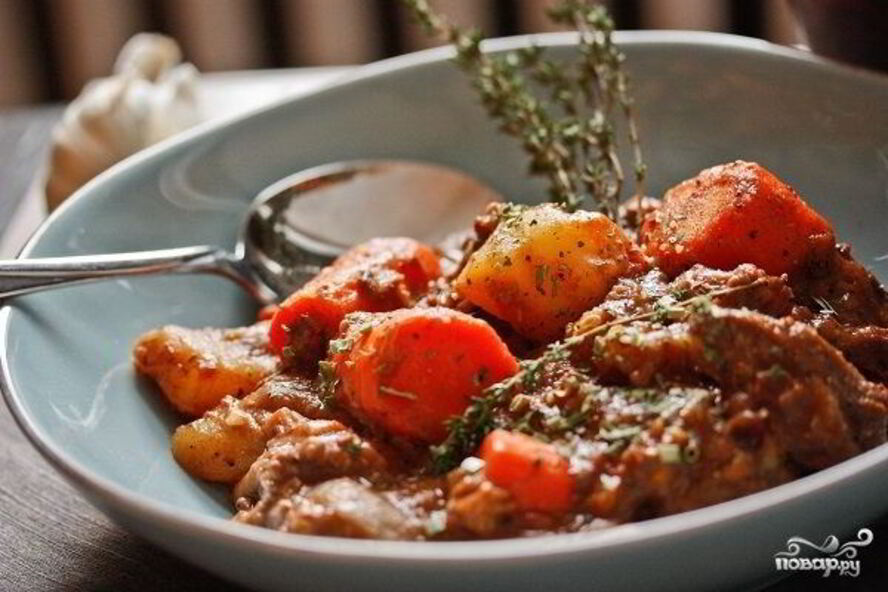 Рецепт рагу в духовке