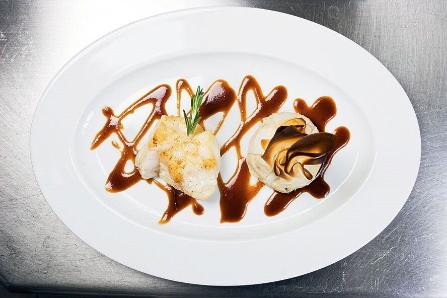 Рецепт филе морского черта с корсиканским ризотто