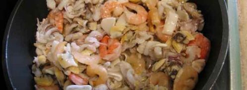 ризотто черное с дарами моря. Шаг 18