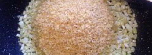 ризотто из булгура с рукколой. Шаг 3