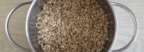 ризотто из перловки с грибами. Шаг 5