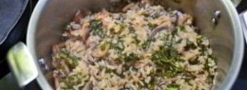 ризотто классический с грибами. Шаг 4