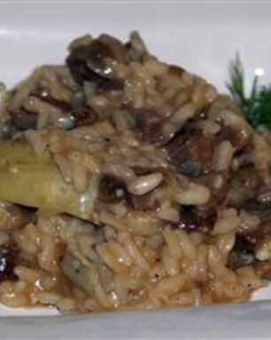 Ризотто с бараниной и артишоками