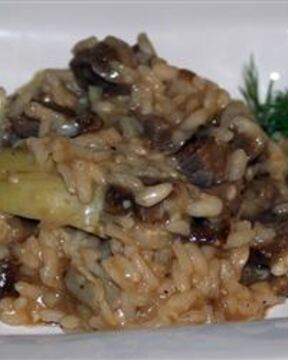 Ризотто с бараниной и артишоками