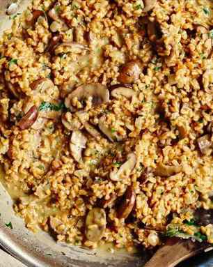 Ризотто с белым вином и пармезаном