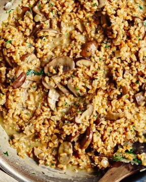 Ризотто с белым вином и пармезаном