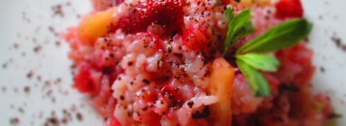 ризотто с клубникой и ананасами. Шаг 4